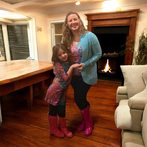 Hunter Original Kids Gloss Tall Wellington Rain Boots Pink Size Girls 6 Women 8 - Picture 1 of 13